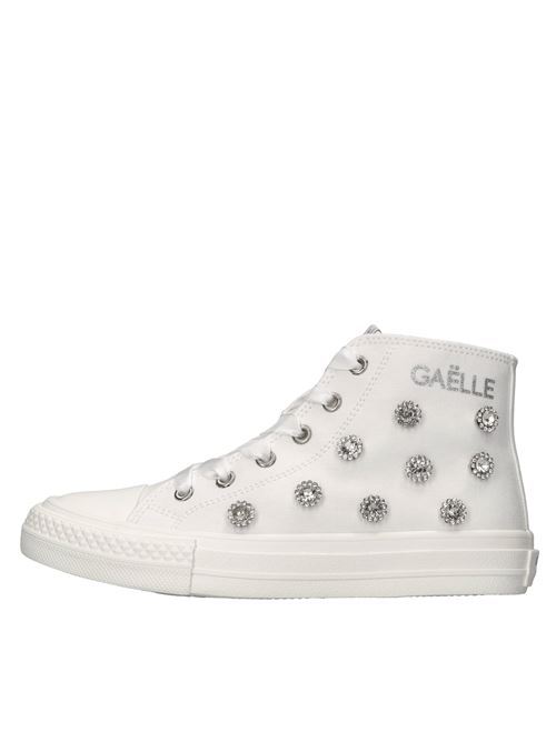 Sneakers in tessuto e strass GAELLE | GV0005T BIJOUXBIANCO